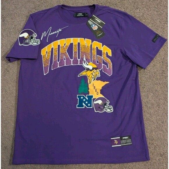 Pro Standard NFL Minnesota Vikings Hometown Collection Purple T-Shirt Men's XL - Picture 1 of 7